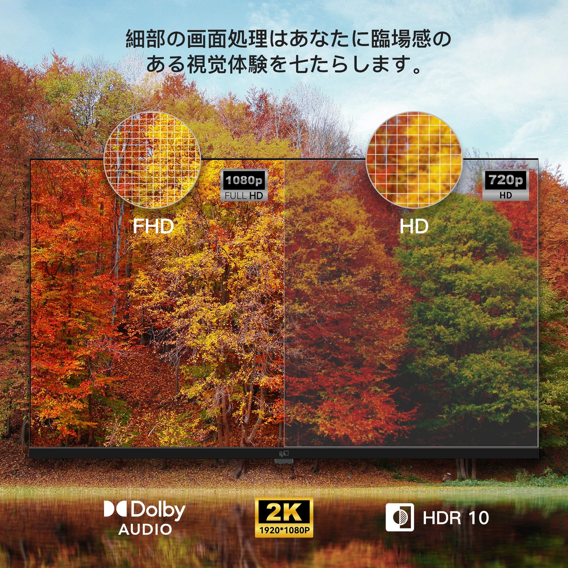 FPD 43V型 チューナーレス 1080P Google TV | HDR10・Dolby Audio FPD 43V型 チューナーレス 1080P Google TV | HDR10・Dolby Audio