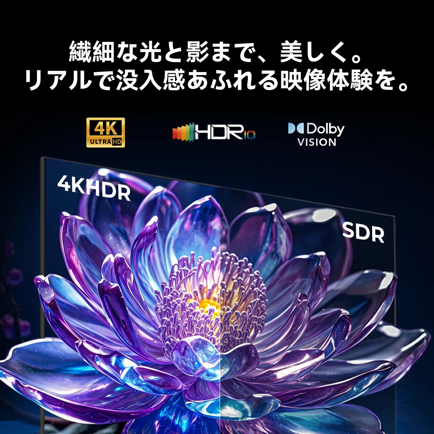 FPD 43V型 4K Google TV｜Wチューナー搭載(CG43-C3)