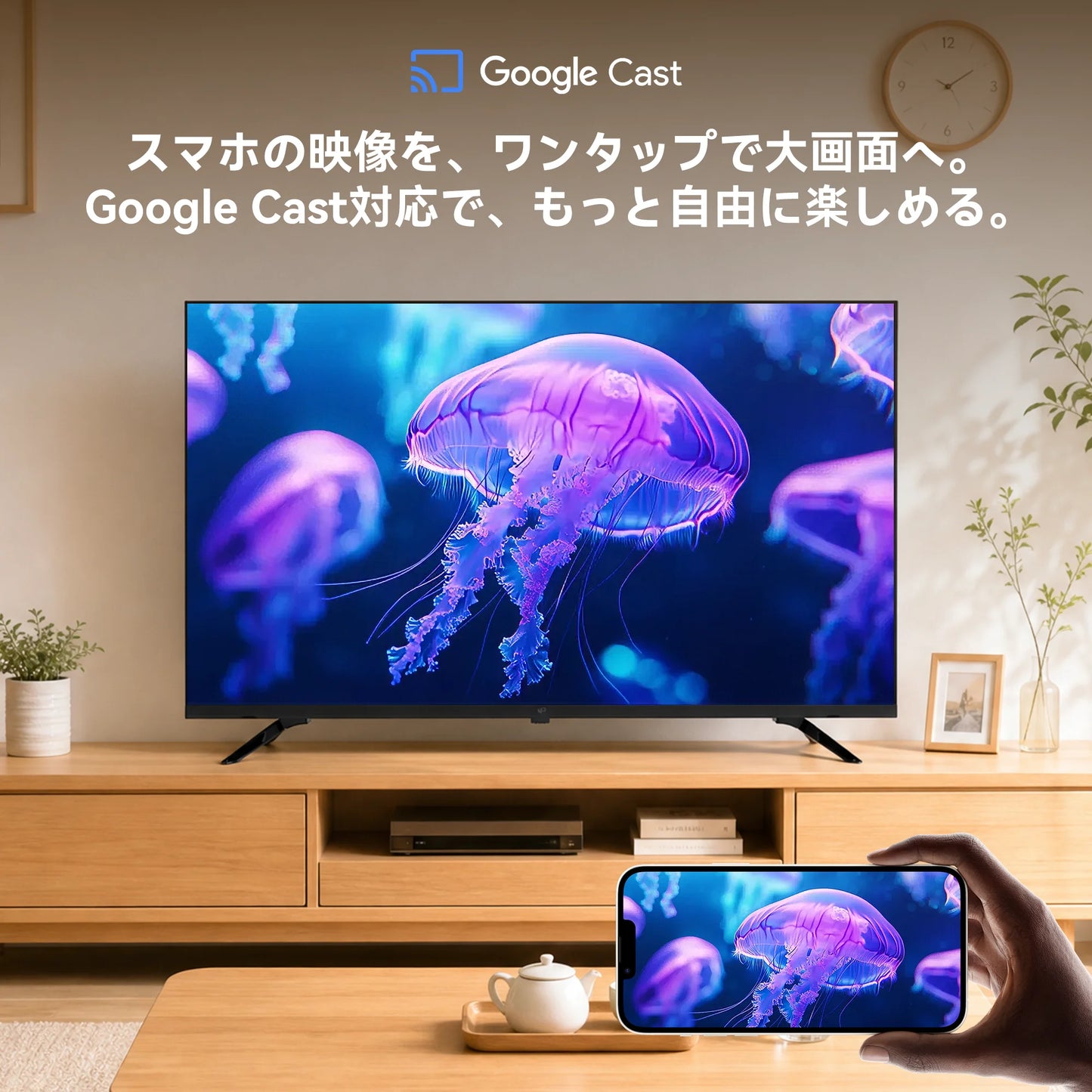 FPD 43V型 4K Google TV｜Wチューナー搭載(CG43-C3)