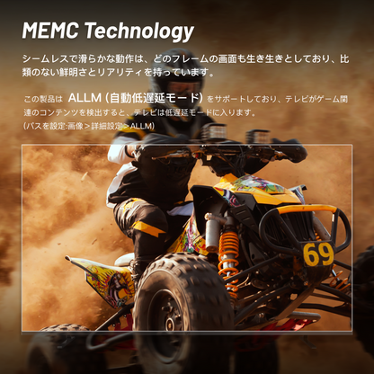 チューナーレス テレビ 4K 50V型 Mini LED 量子ドット Google TV ネット動画対応 スマート 液晶テレビ eARC HDMI 2.1 対応 Smart TV HDR10 Dolby Vision Atmos MEMCテクノロジー Google Cast内蔵 音声検索 VESA規格 (CG50-S2）