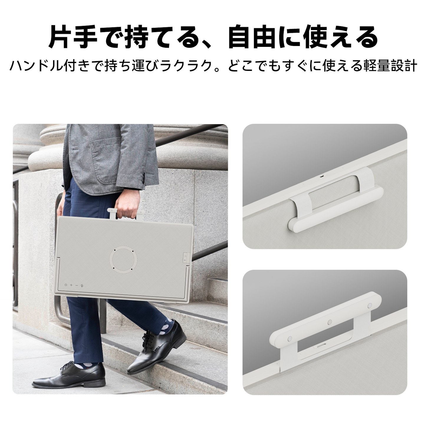 FPD 24.5 インチ モバイルスマートモニター 10 点タッチ 1080P IPS 大画面 | Android 14 タブレット 8 コア CPU 8GB RAM+128GB 大容量 Wi-Fi 6/Bluetooth 5.2 5050mAh 65W 高速充電 デュアルスピーカー（8W×2+3W×2）8MP カメラ Widevine L1 対応 tablet