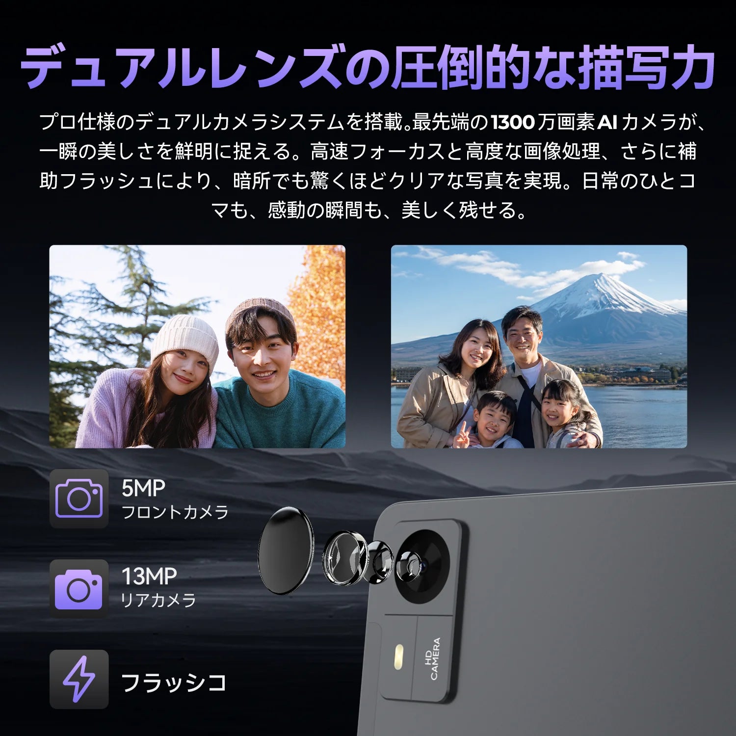 FPD 11インチ タブレット | Android 15・FHD+・90Hz・Widevine L1対応
